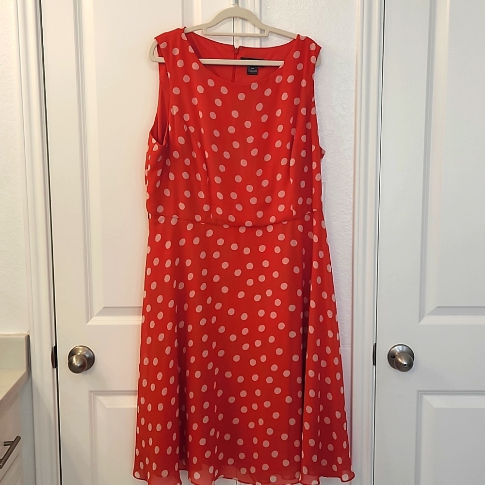 Red Polka-Dot Dress